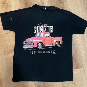 Vintage “Easy pickup” black t-shirt
